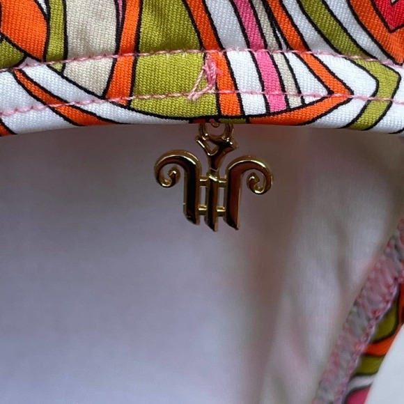 Opera One-Piece Paisley/Floral Print Halter Swimsuit - Size 8 - C-Cup - Picture 8 of 11